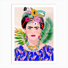 Frida Kahlo Joyful Colors Art Print