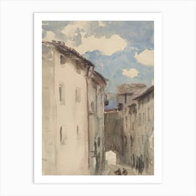 Street In Tuscany Art Print