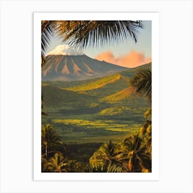 Hawaii Volcanoes National Park United States Of America Vintage Poster Art Print