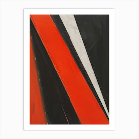 'Black And Red' 6 Art Print