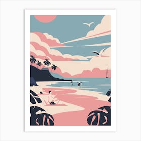 Beach Print Art Print
