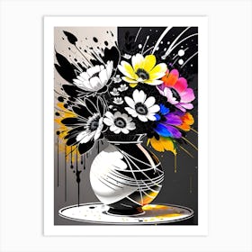 Flowers In A Vase 9 Art Print