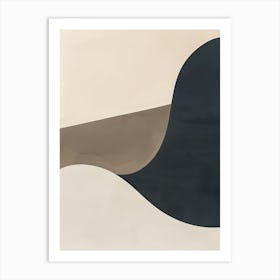 Flowing Balance Minimalist Style Art Print