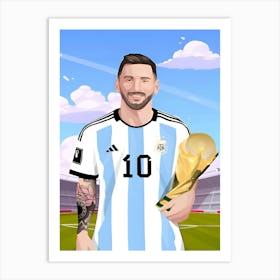The magical Lionel's Messi Art Print