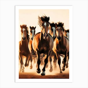 Creative Horse Beauty Illustration Nr 28 Art Print