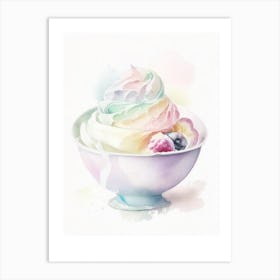 Ice cream print Art Print