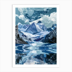 'Alpine Landscape' Art Print