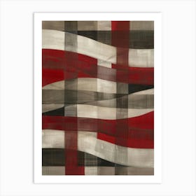 Red Stripes 1 Art Print