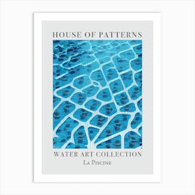 House Of Patterns La Piscine Water 22 Art Print