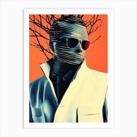 Man In Sunglasses 1 Art Print