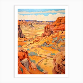 Autumn National Park Painting Grand Canyon National Park Arizona Usa 1 Art Print