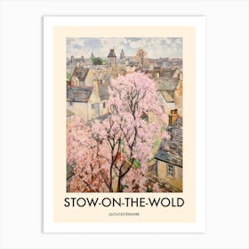 Stow On The Wold (Gloucestershire) Painting 6 Travel Poster Art Print