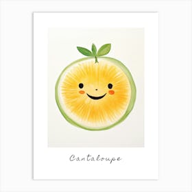 Friendly Kids Cantaloupe 2 Poster Art Print