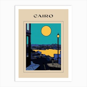 Minimal Design Style Of Cairo, Egypt 2 Poster Art Print