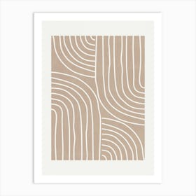 Abstract Lines- Nt03 Art Print