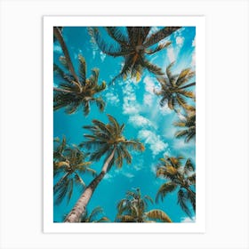 Palm Trees In The Sky 1 Art Print