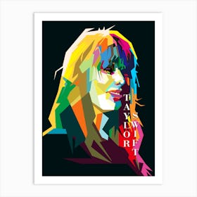 Taylor Swift Most Wanted Art Wpap Art Print