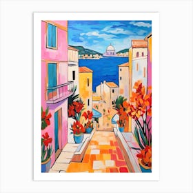 Palma De Mallorca 6 Fauvist Painting Art Print