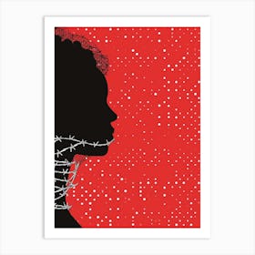 Silhouette Of A Woman 81 Art Print