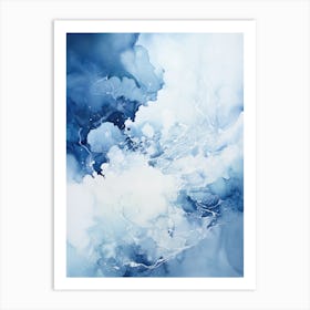 Blue Sky With Clouds Art Print