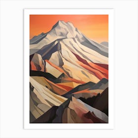 Mount Baker Usa 1 Mountain Painting Art Print