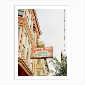 San Francisco Castro District V on Film Art Print