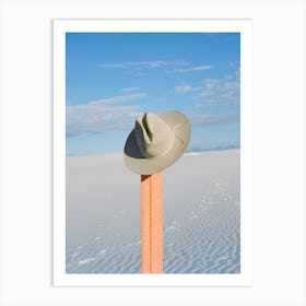 White Sands New Mexico Sunrise Hike III on Film Art Print