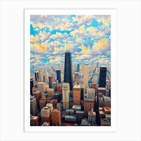 Urban Skyline Art Print