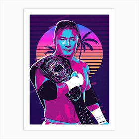 Kushida 80s Retro Art Print