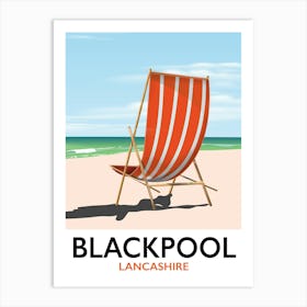 Blackpool Lancashire Seaside Art Print