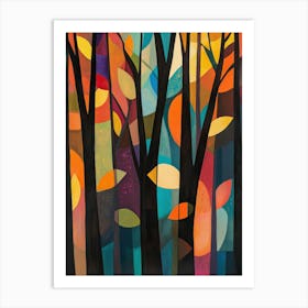 Autumn Trees Art Print