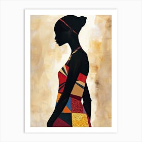 Sahara Serenade; Whispered Rhythms |The African Woman Series Art Print