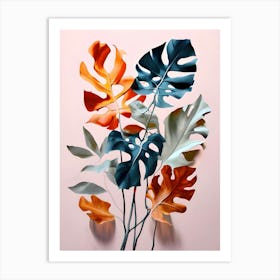 Monster Leaves Art Print