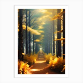 Path In The Forest 1 Art Print