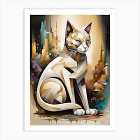 Cat City Art Print