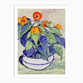 Physalis Vintage Sketch Fruit Art Print