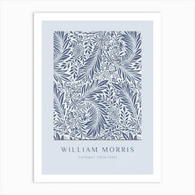 Larkspur , William Morris collection Art Print