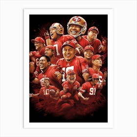 San Francisco 49ers 2024 Print 02 Art Print