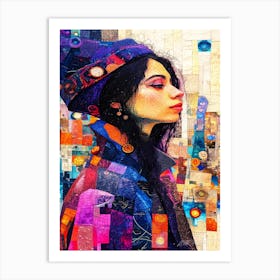 Thoughtful - Woman In Wonder Art Print