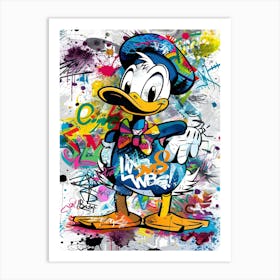 Donald Duck Art Print