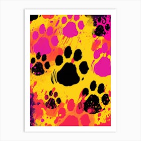 Paw Prints 2 Art Print