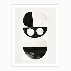 Oslo Stone Park Bauhaus Minimalist Art Print