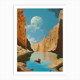 'River Of The Moon' Art Print