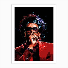 the weeknd 5 Art Print