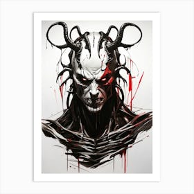 Demon Head Art Print