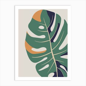 Monstera Leaf 4 Art Print