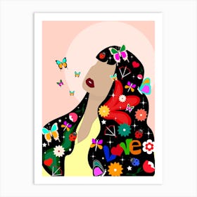 Goddess of love 1 Art Print