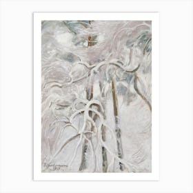 Snow Decked Pine (1919), Pekka Halonen Art Print