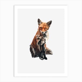 Lovely fox Art Print