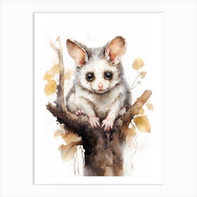 Adorable Chubby Posing Possum 4 Art Print